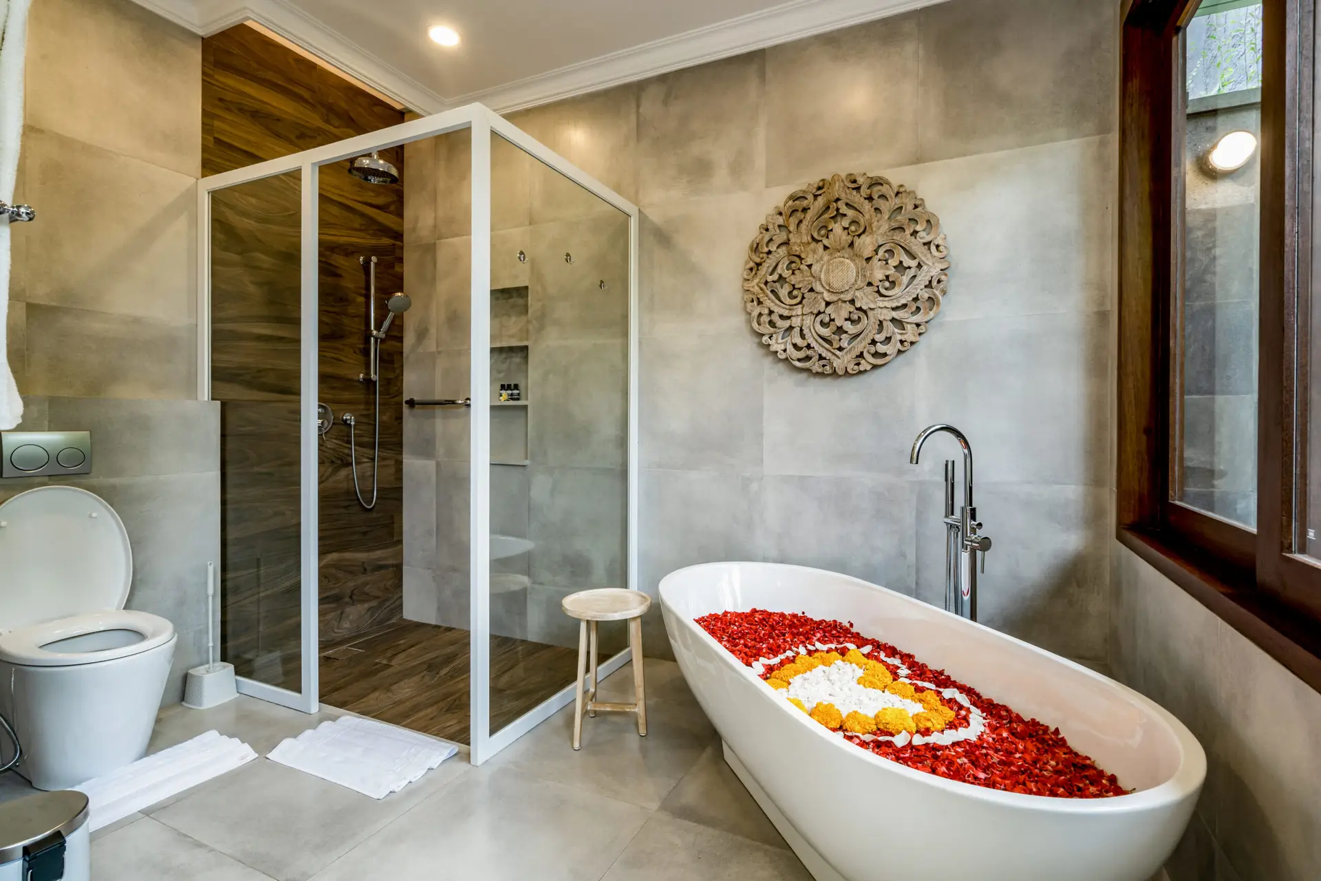 villa batur - bathroom