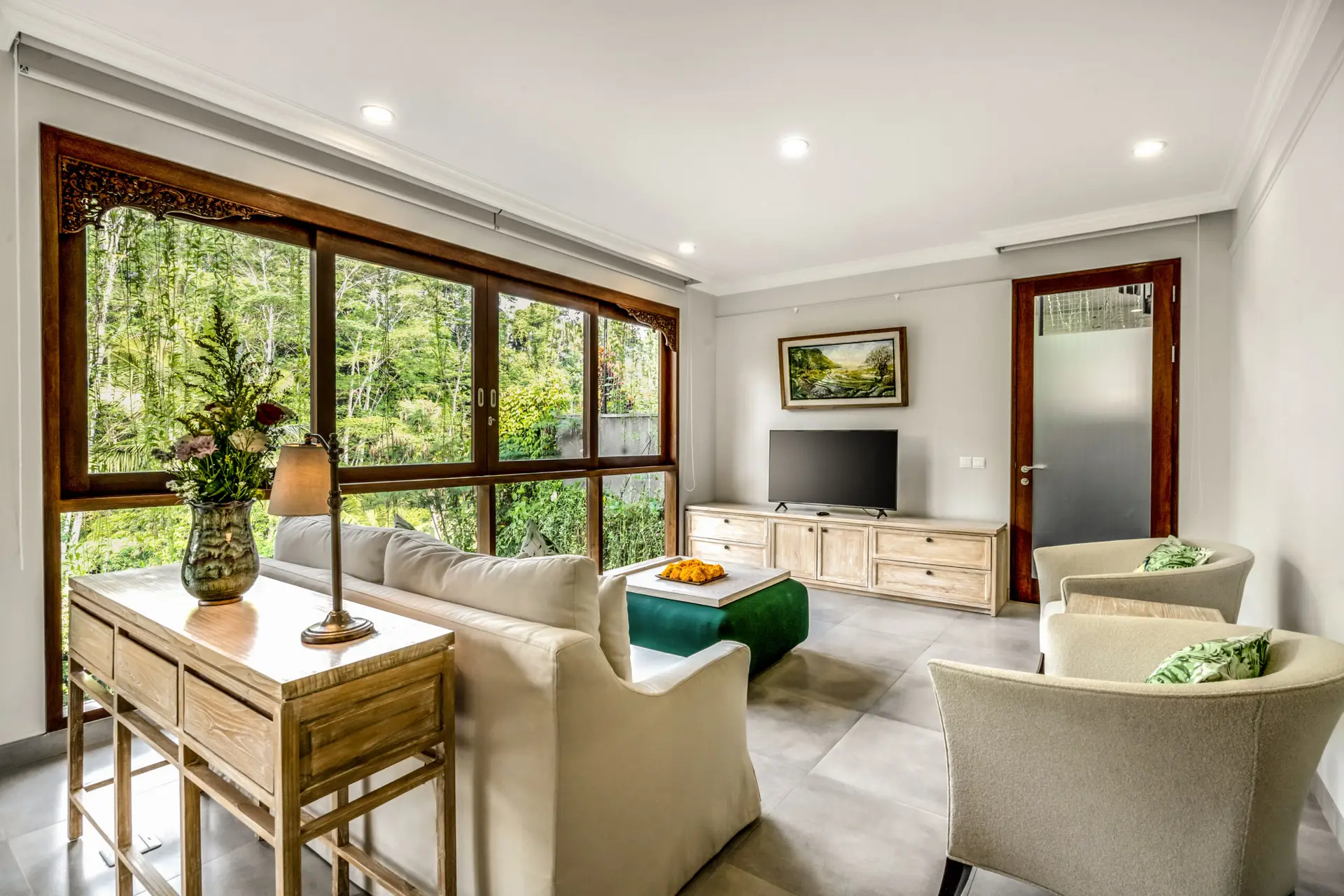 villa batur - livingroom