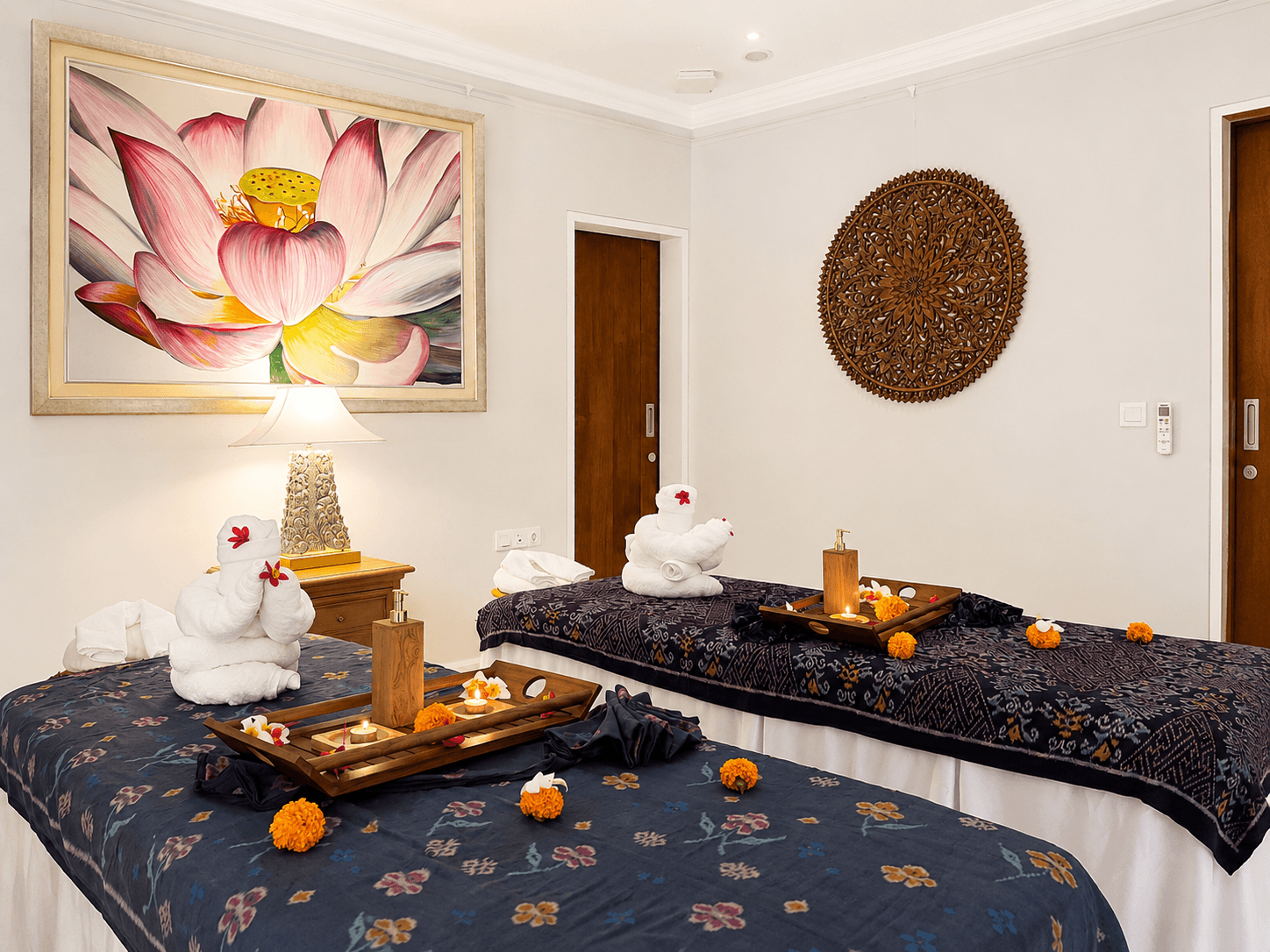 Private spa room at Seraya Villa