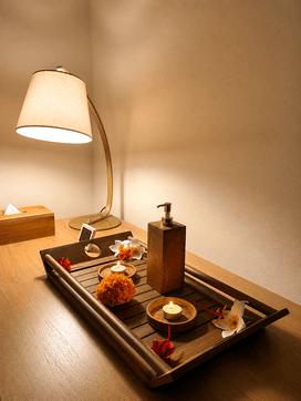 Spa treatment room