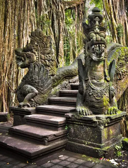 The Pala Ubud - monkey forest altar